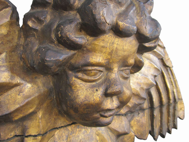 Late 18th Century Wood Angel