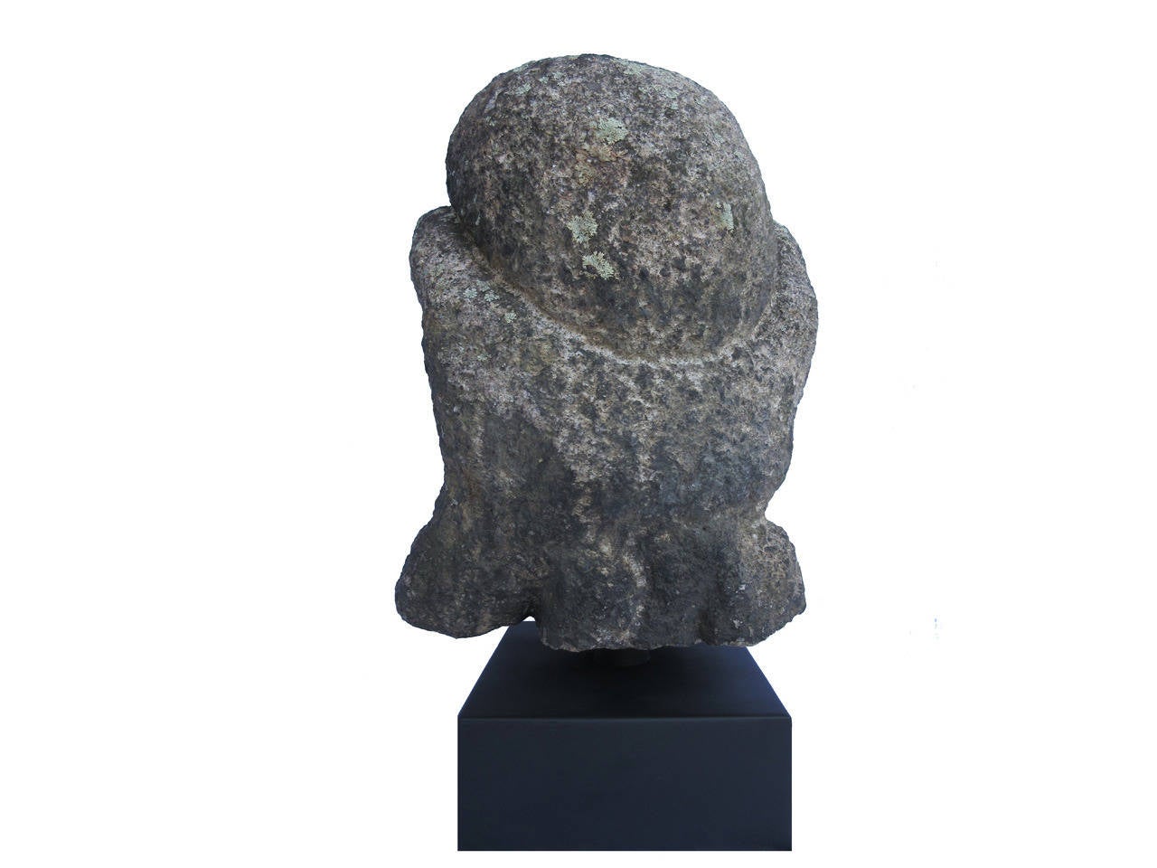 Mid-19th Century 19th Century Granite Head Sculpture