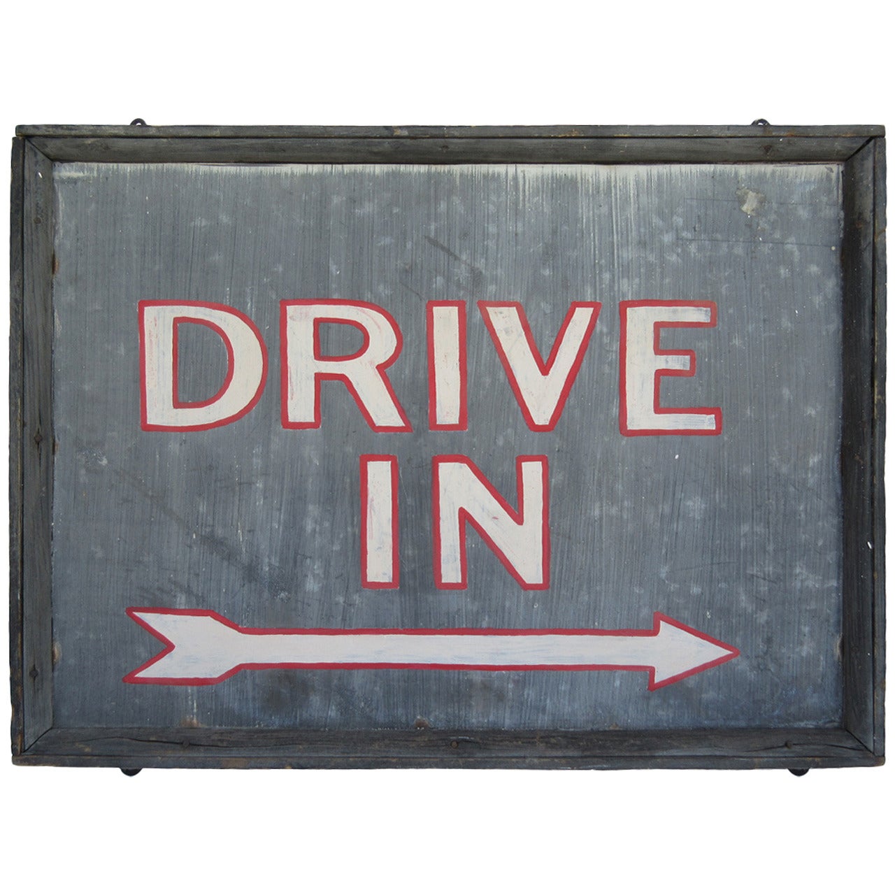 Drive in Sign, circa 1930 For Sale