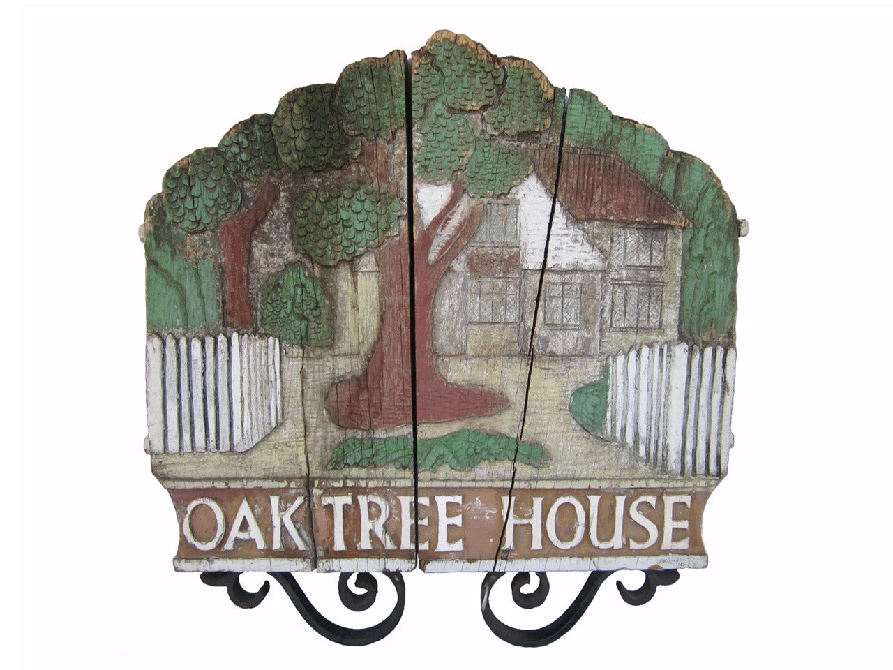 Oak Tree House Sign For Sale