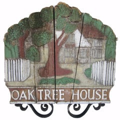 Oak Tree House Sign