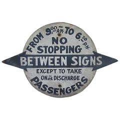 "No Stopping" Sign