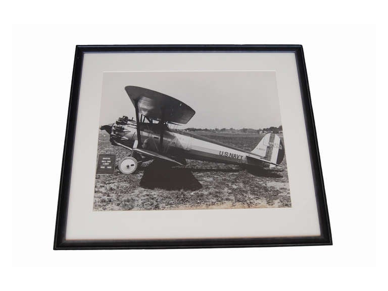 Set of Six Black & White US Navy Plane Photos
