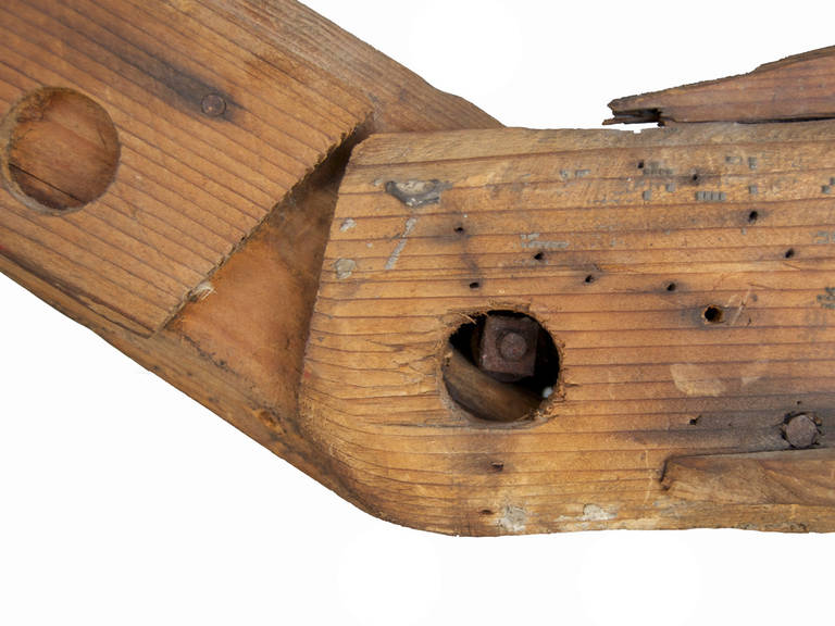 American Circa 1900 Wood Arm Sculpture For Sale