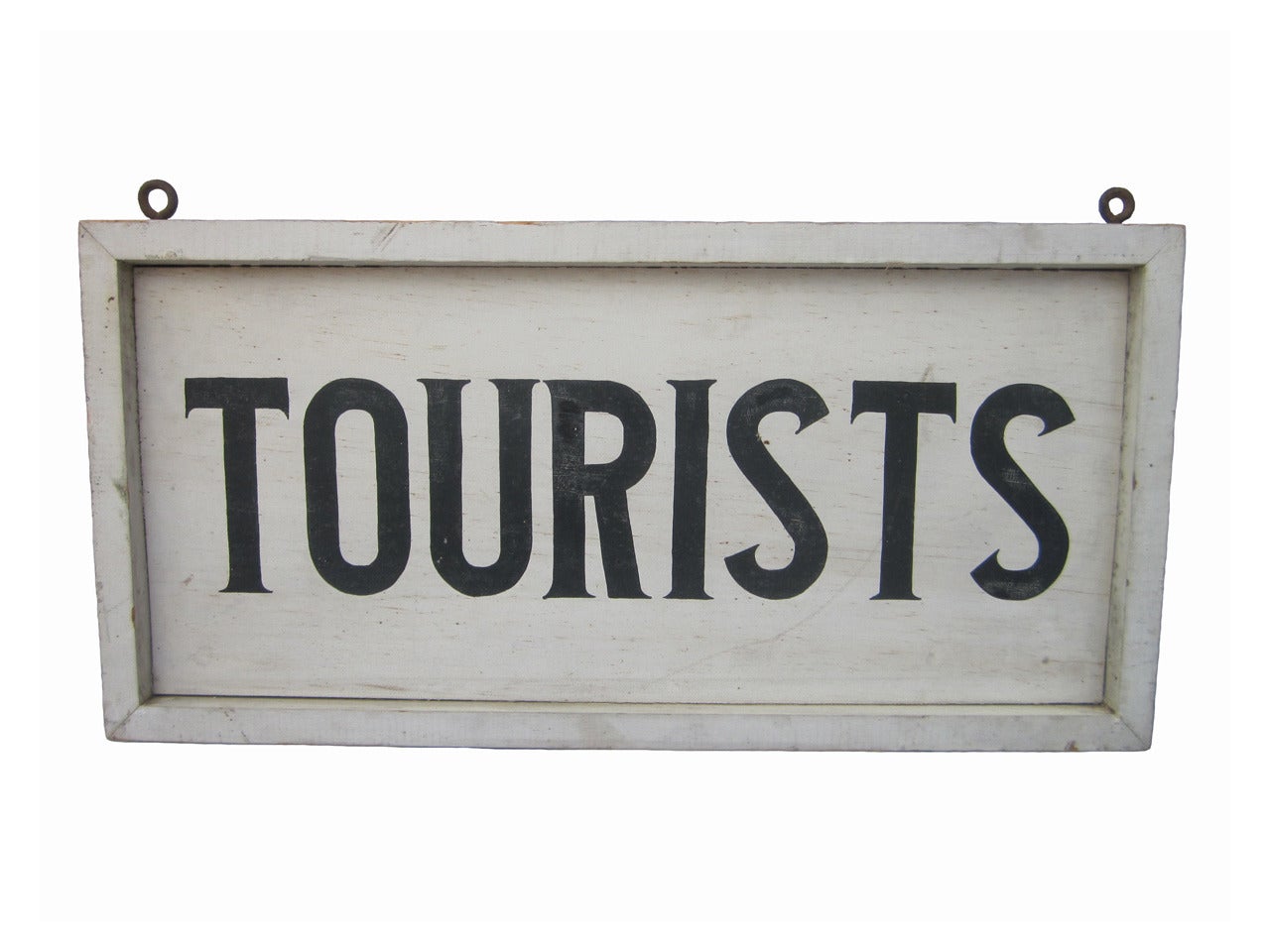 Circa 1930 Tourists Sign For Sale