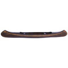 Antique Exceptional Wood Canoe Attributed to BN Morris