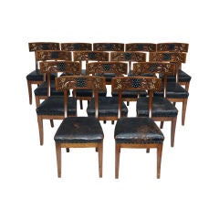 Set of 14 Unusual Side Chairs