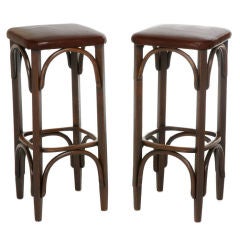 Antique Bentwood Bar Stools