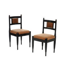 Pair of Danish Arts & Craft Chairs