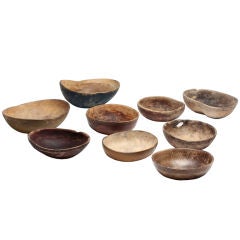 Scandinavian Burl Wood Bowls