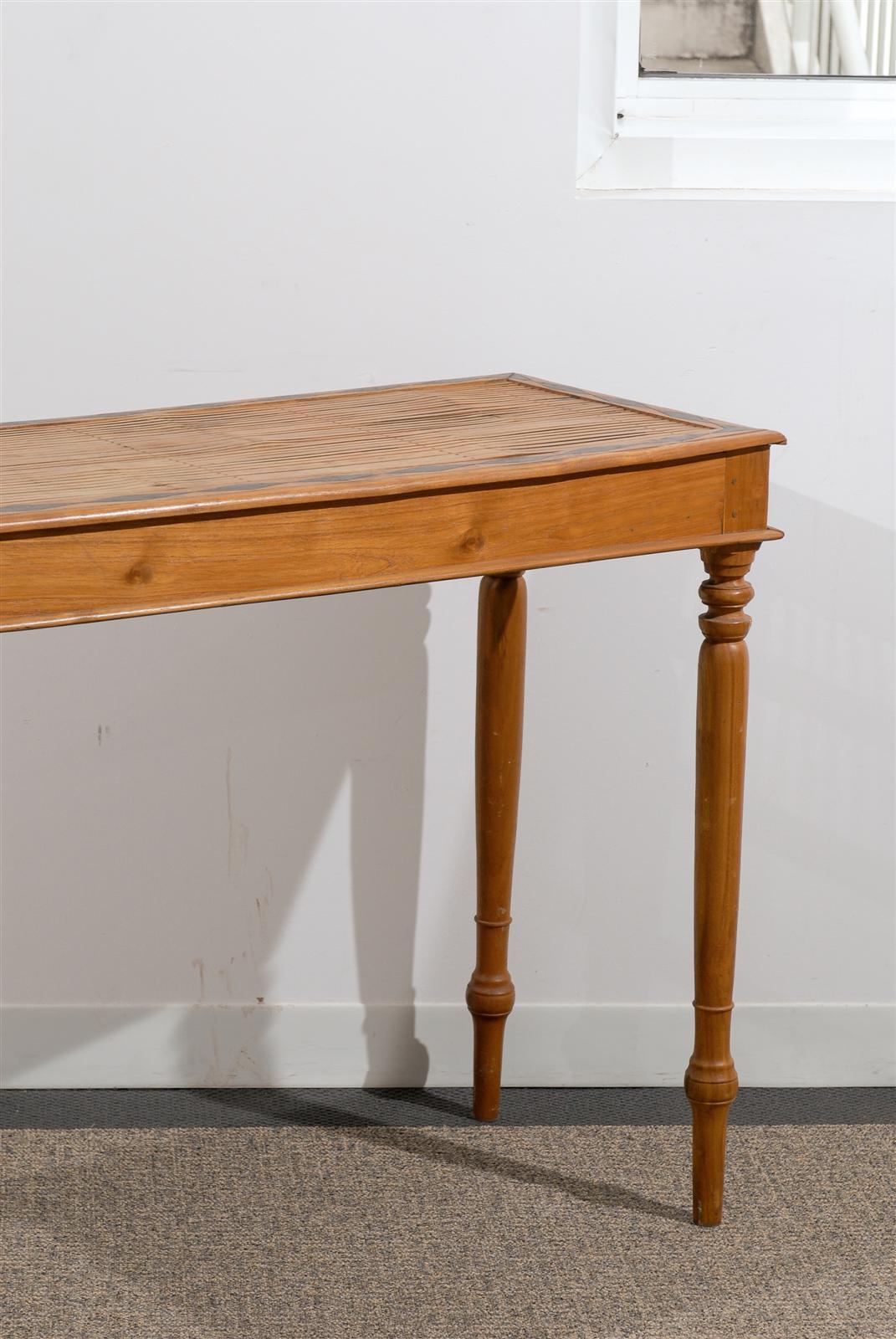 Anglo-Indian Bamboo and Wood Console 2