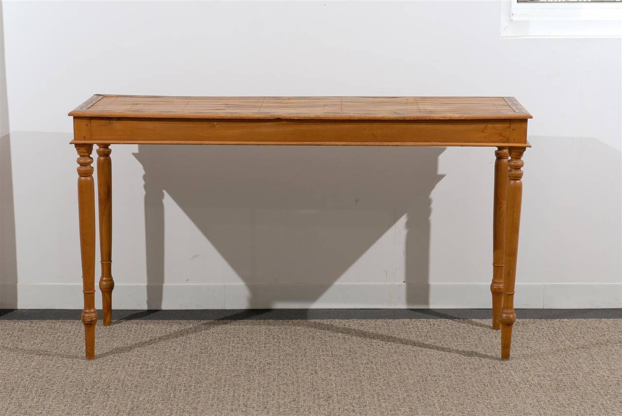 19th Century Anglo-Indian Bamboo and Wood Console