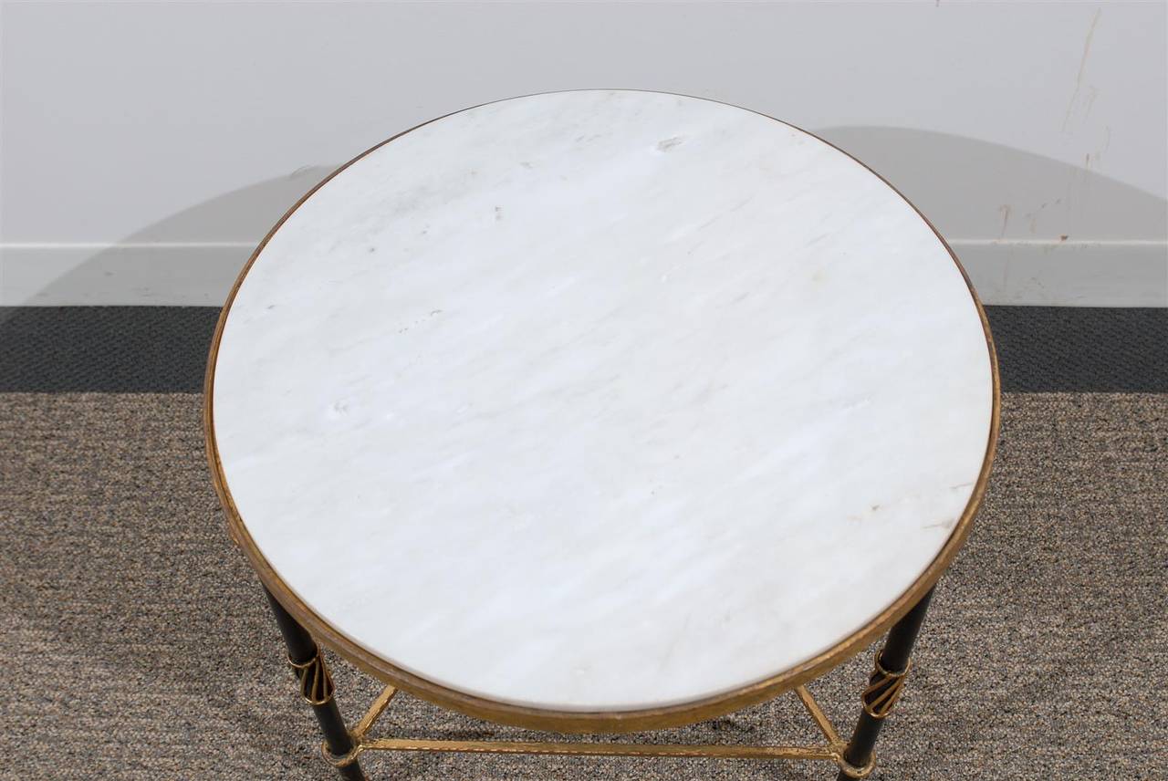Palladio Tripod Base Table With Marble Top In Excellent Condition In Atlanta, GA