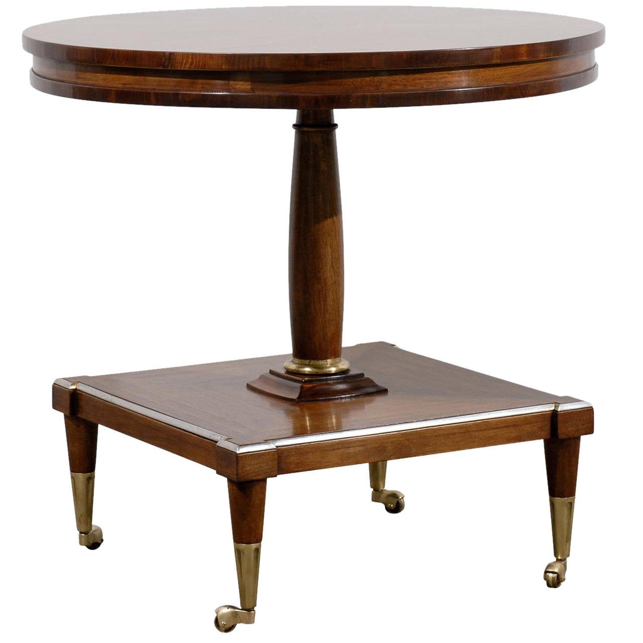 Vintage Pedestal Table by Drexel at 1stDibs