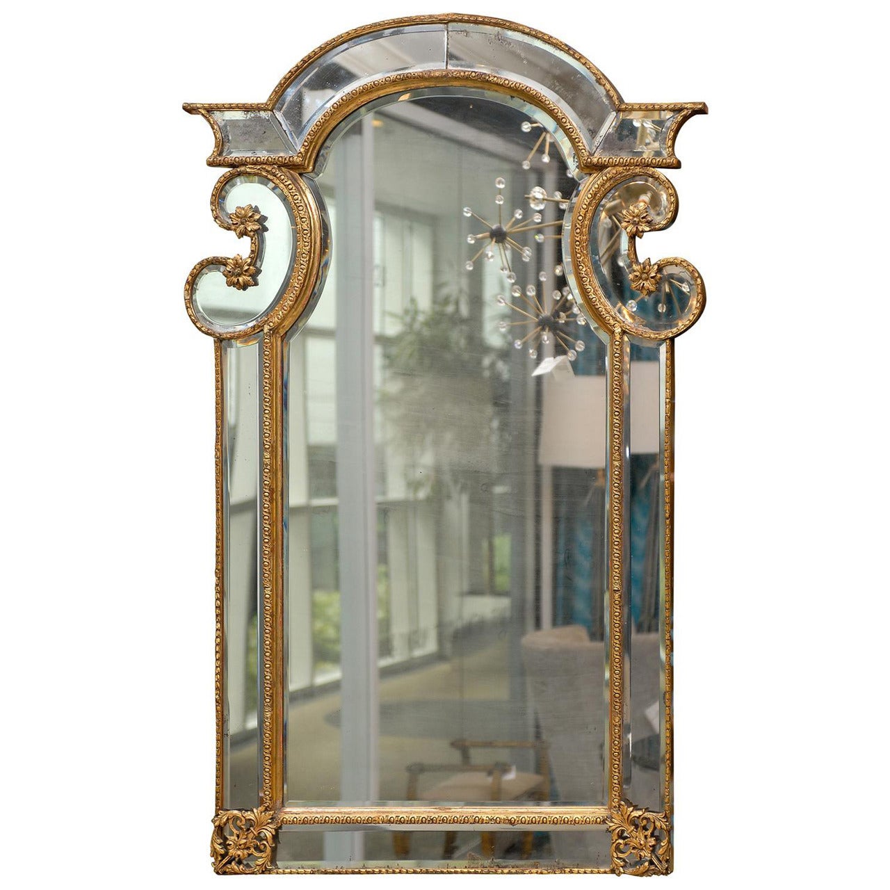 19th Century Regence Style Giltwood Mirror