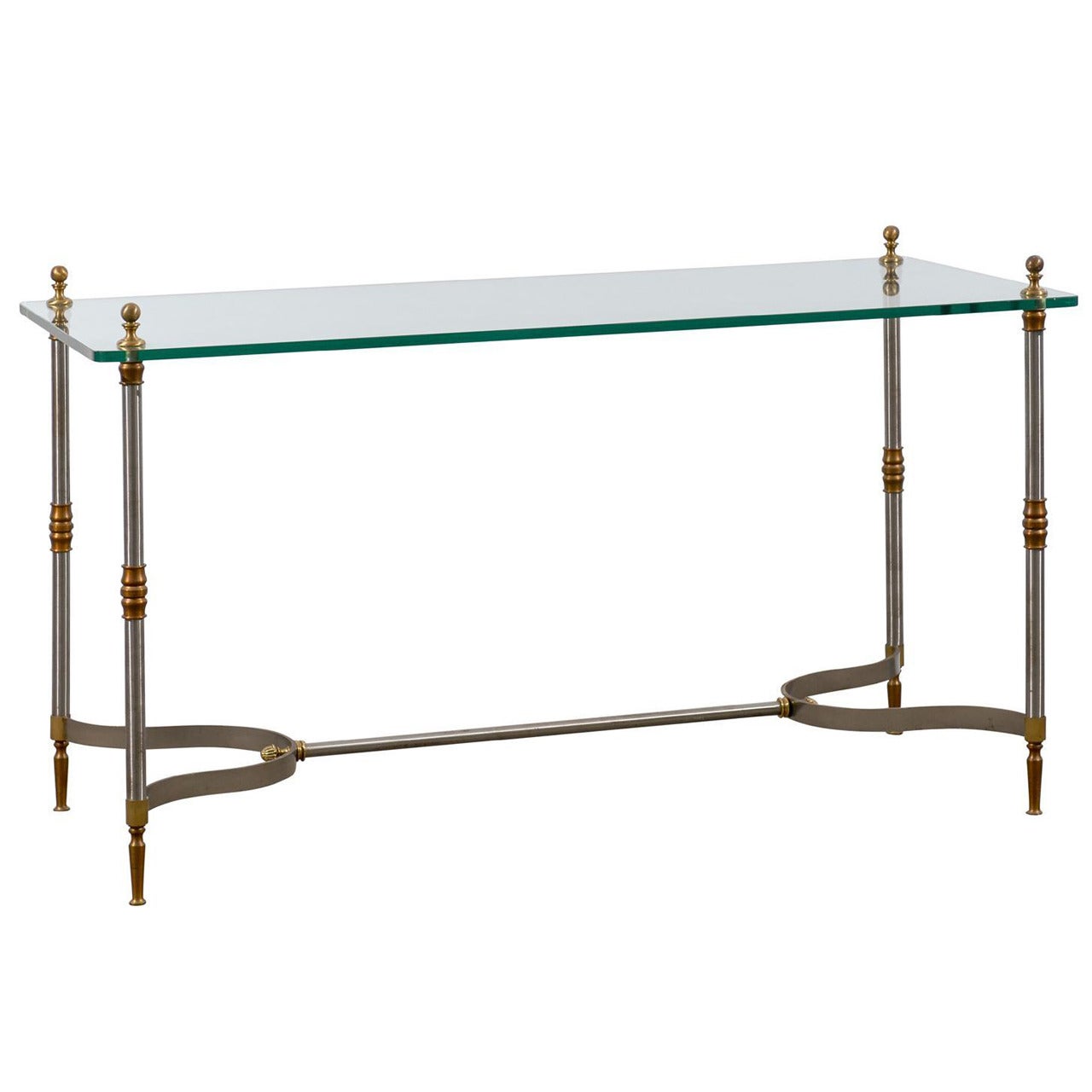 Glass Top Directoire Style Console in the Jansen Style