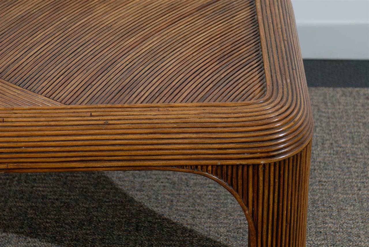 Asian Inspired Split Reed Coffee Table 2