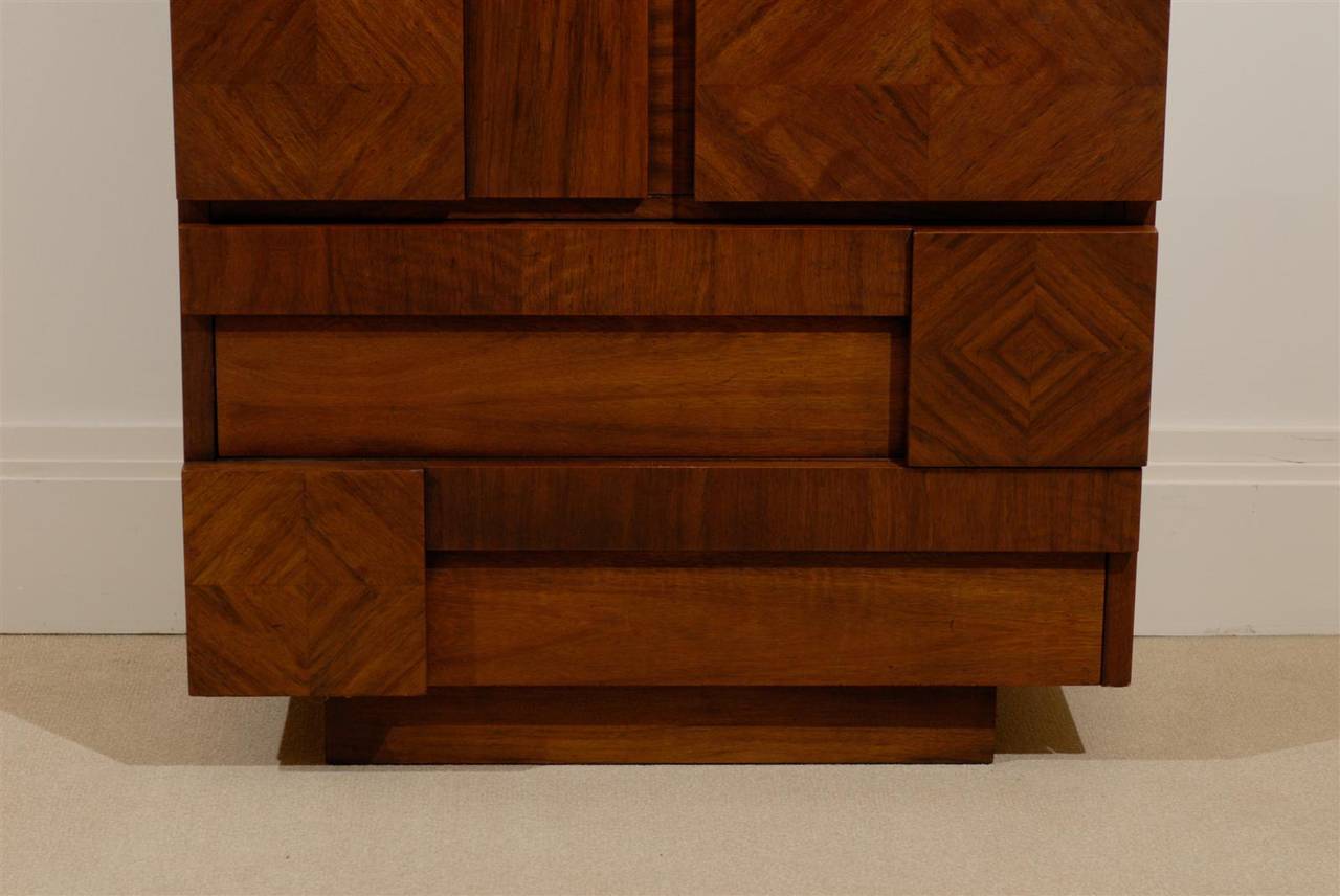 Brutalist Five-Drawer Chest by Lane Furniture 1