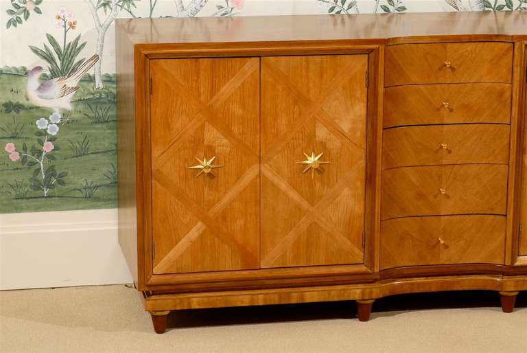 Breathtaking Chest/Buffet by American of Martinsville with Parquerty Doors 3