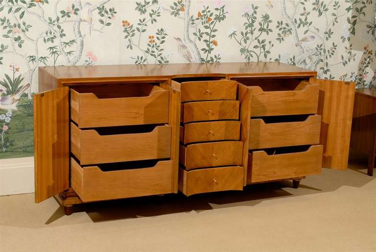 Breathtaking Chest/Buffet by American of Martinsville with Parquerty Doors 2