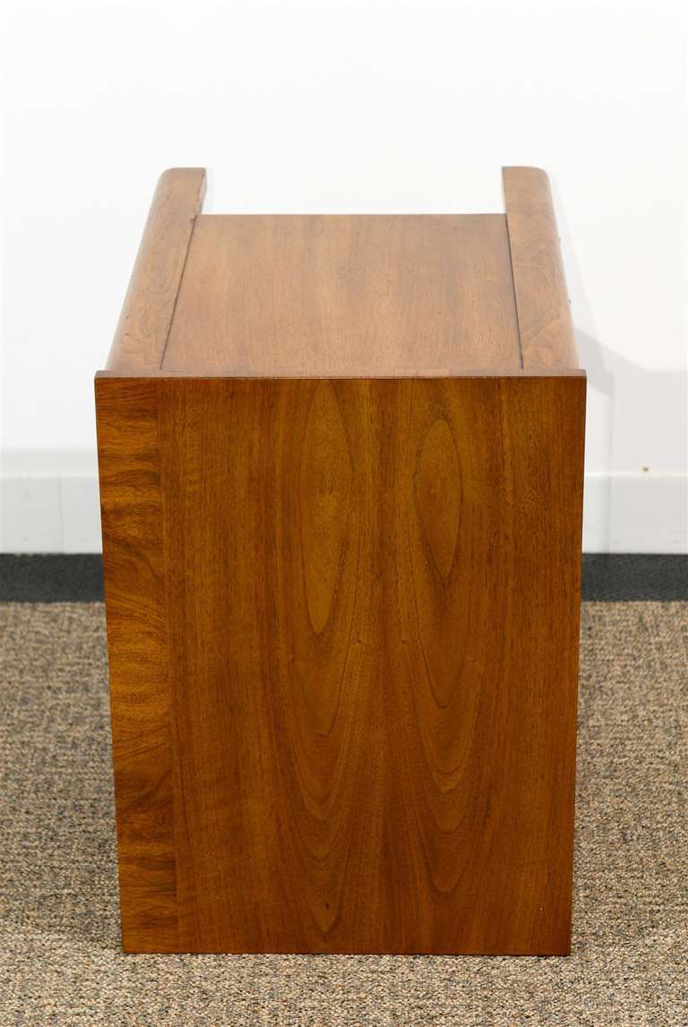 A Rare and Wonderful Pair of Widdicomb End Tables/Night Stands in Walnut 3