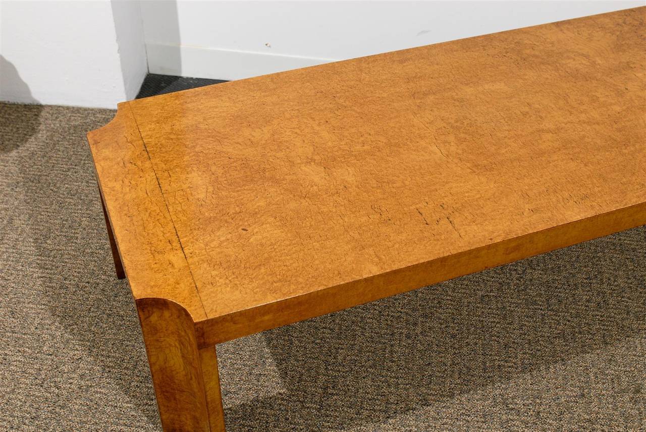 Beautiful Mid-Century Burl Wood Coffee Table 2