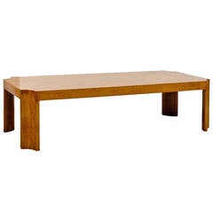 Beautiful Mid-Century Burl Wood Coffee Table