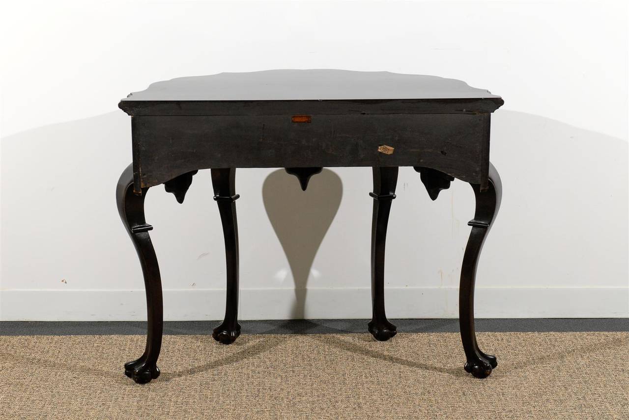 Wood Beautiful Chippendale Console Table with Maker's Mark