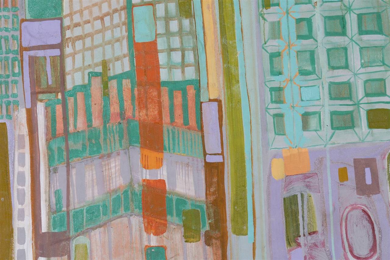 Oil Painting on Canvas City Scape of New York 3