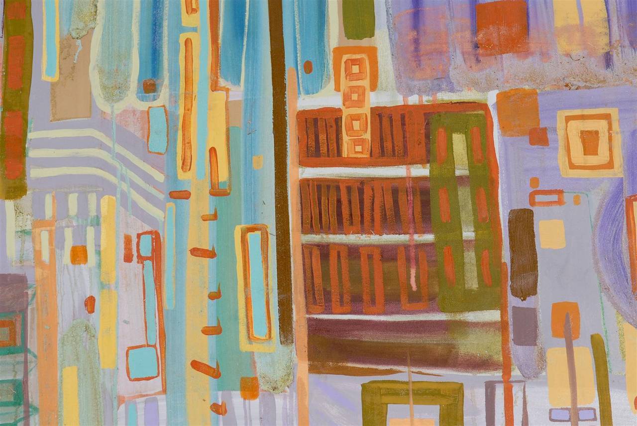 Oil Painting on Canvas City Scape of New York 1