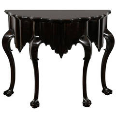 Beautiful Chippendale Console Table with Maker's Mark