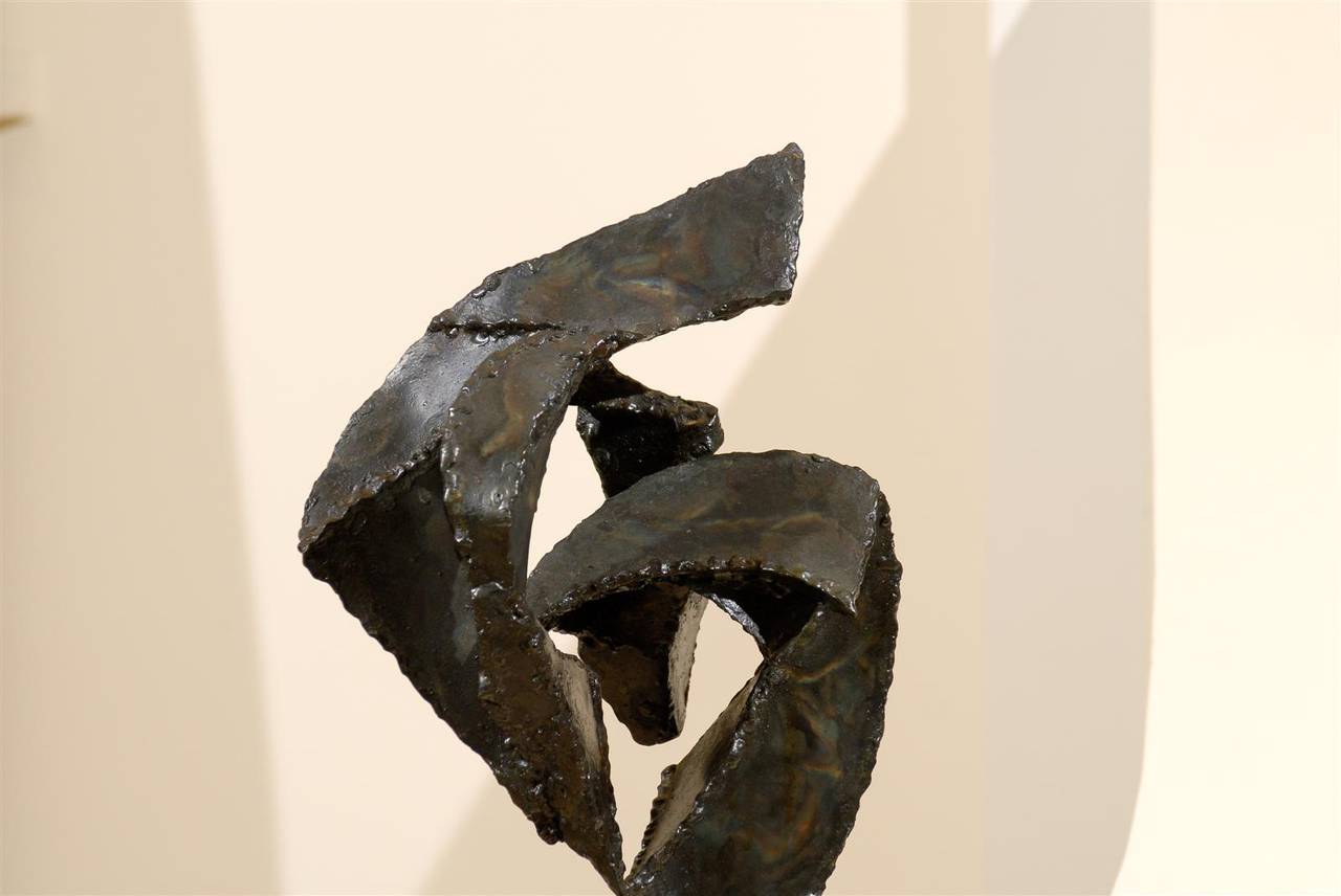 Hammered Early Abstract Sculpture