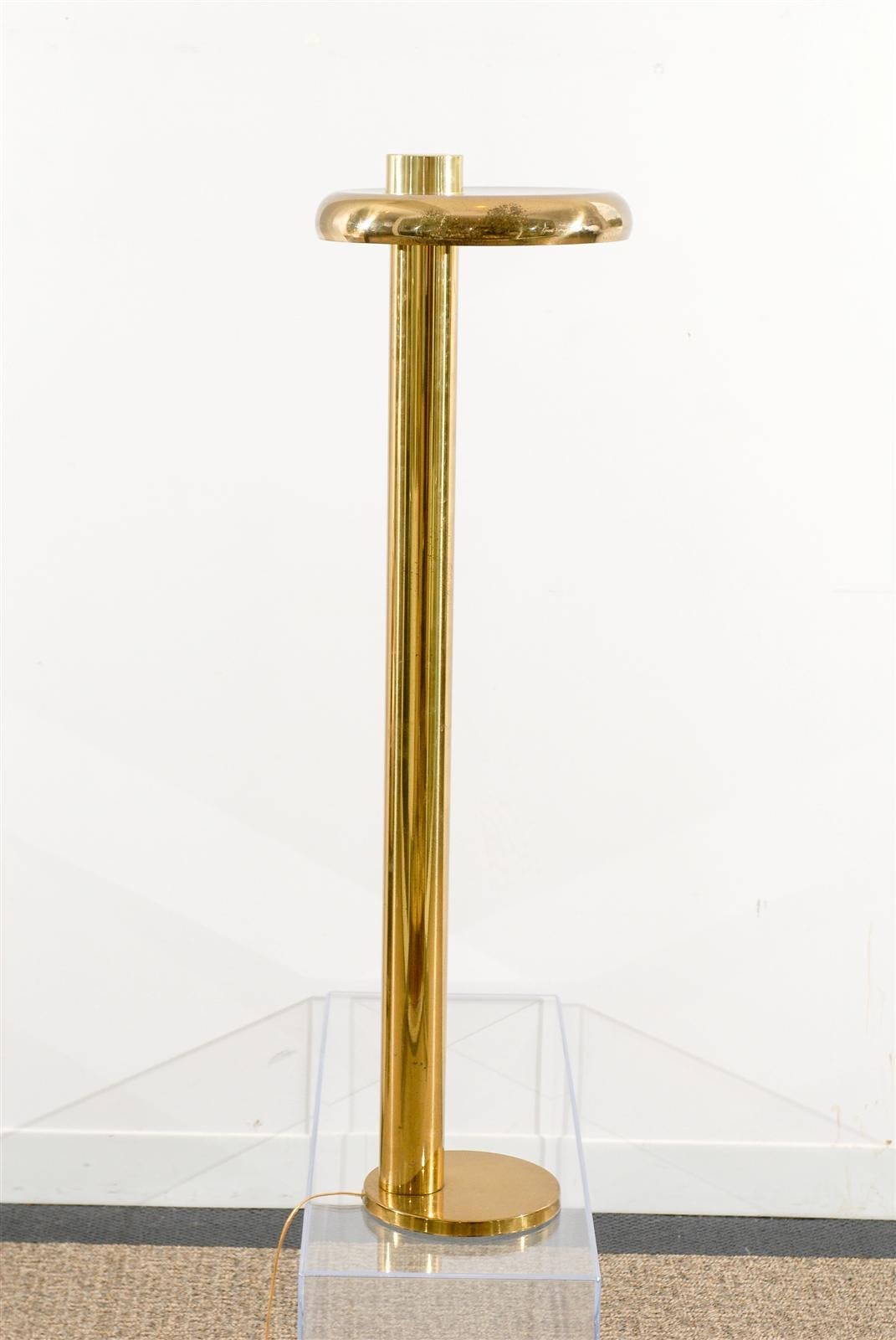 Plated Modern Brass Floor Lamp