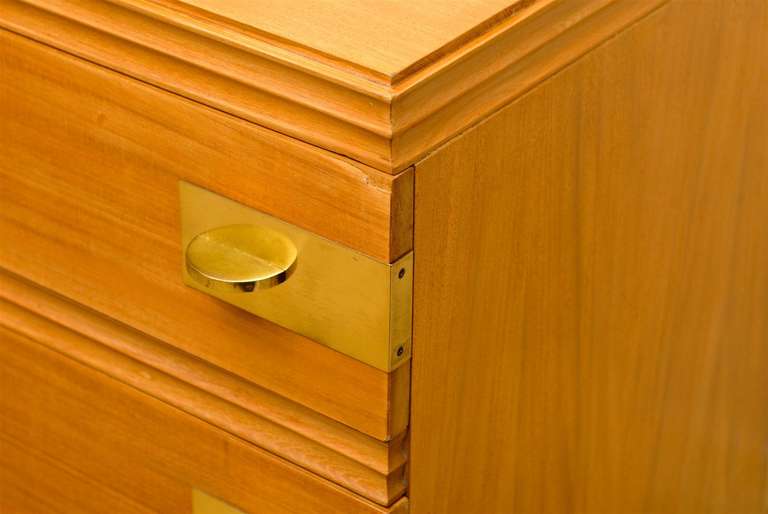 20th Century Widdicomb Three-Drawer Chest in Blonde Mahogany