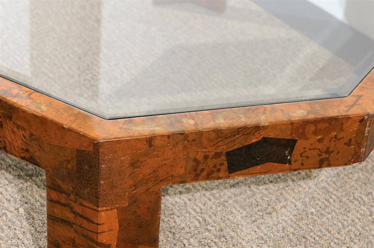 Mid-Century Modern Octagonal Coffee Table In Excellent Condition For Sale In Atlanta, GA