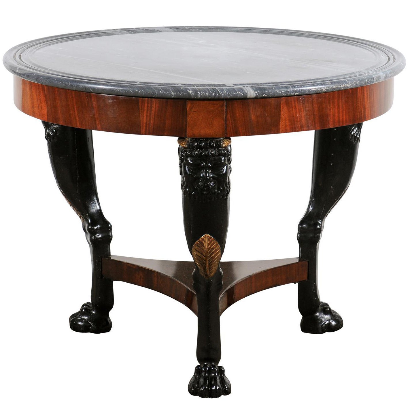 19th Century Empire Center Table For Sale