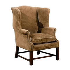 Child`s Chippendale Style Wing Chair