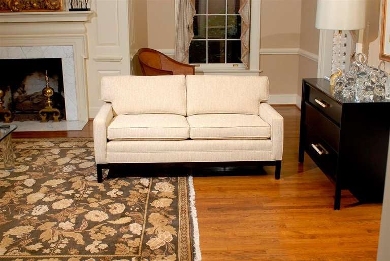 Beautiful Pair of Edward Wormley Style Sofas/Loveseats In Excellent Condition In Atlanta, GA