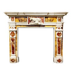 Jasper and Siena Palladian Mantel 8