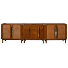 Vintage Gorgeous Heritage Credenza/End Tables/Night Stands in Walnut