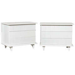 Exceptional Restored Pair of Modern Chests by American of Martinsville 7