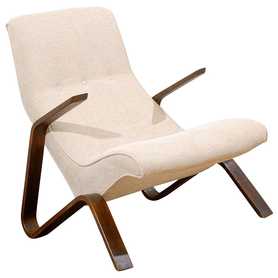 Beautiful Early Grasshopper Chair by Eero Saarien for Knoll