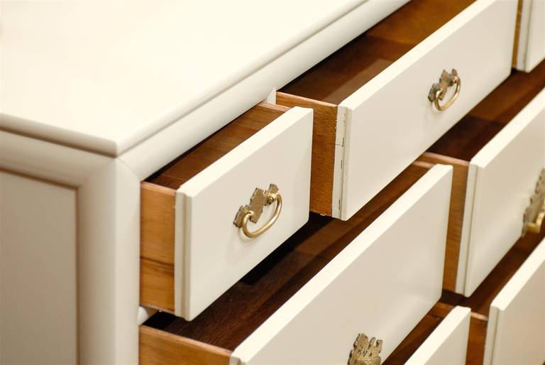 American Gorgeous Restored Ten-Drawer Chest by Ray Sabota for Century Furniture  For Sale