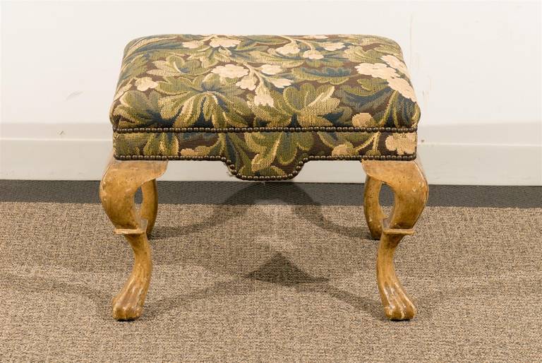 Georgian Style Painted Bench in Tapestry 5