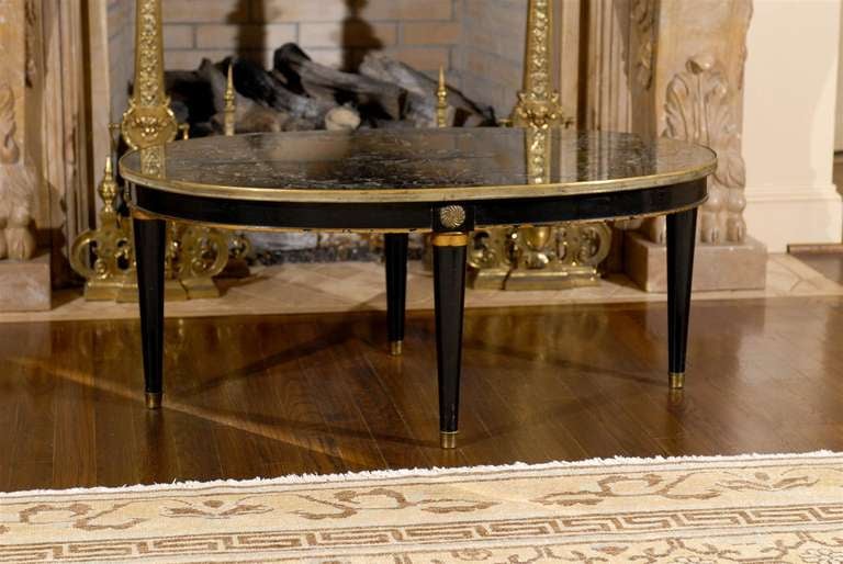 Exquisite Reverse Painted Mirror Coffee Table 1