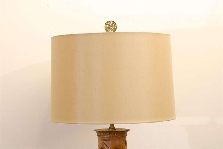 Spektakuläres Paar Helix-Lampen von Frederick Cooper im Angebot 1
