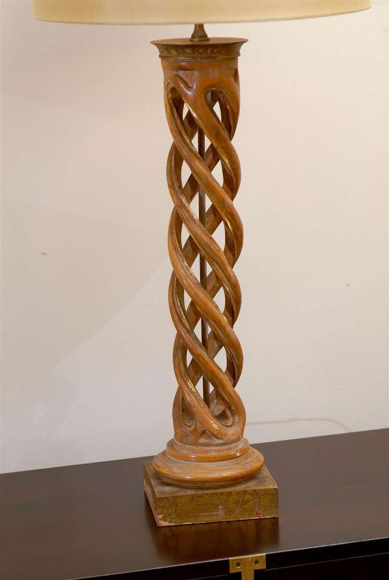 Espectacular par de lámparas Helix de Frederick Cooper Moderno de mediados de siglo en venta