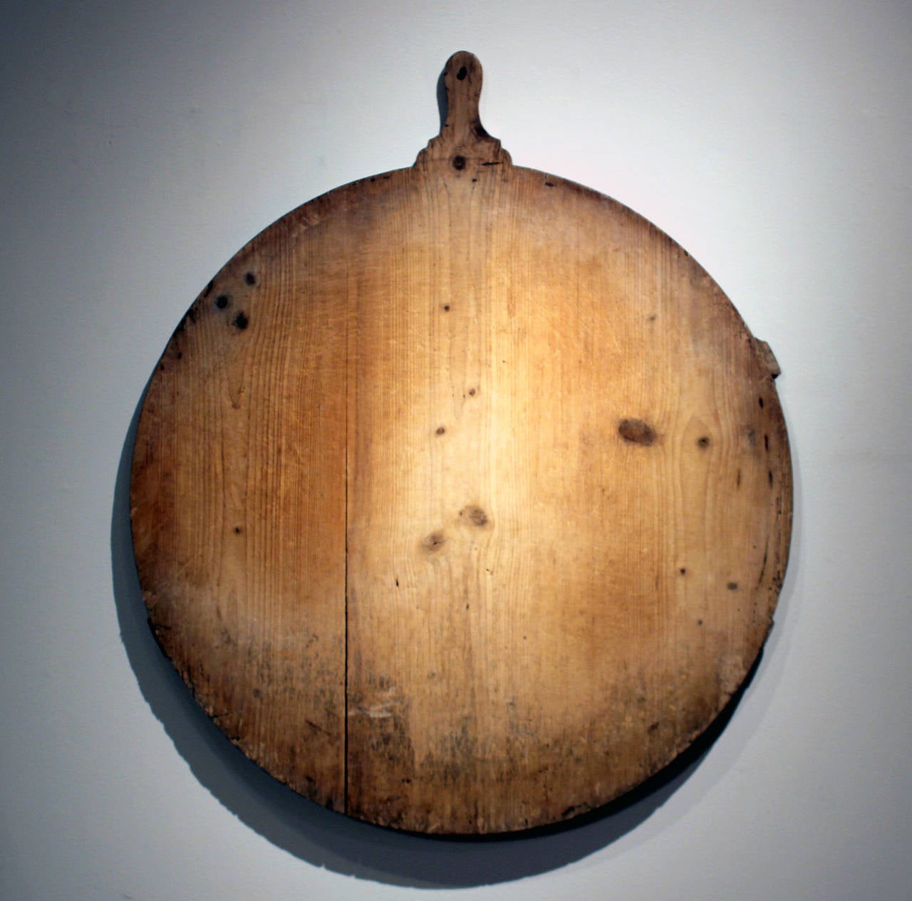 Early 20th Century Bread Board from Alsace-Lorraine, 1909, Original Paint, Very Large