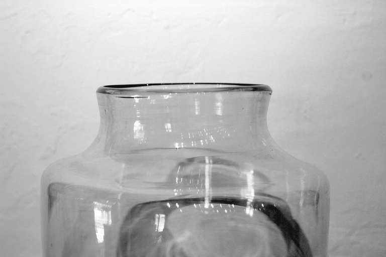 Enormous American Apothecary Glass Jar, 19th Century 1