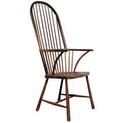 Windsor Arm Chair with Exaggerated Height to Back, England